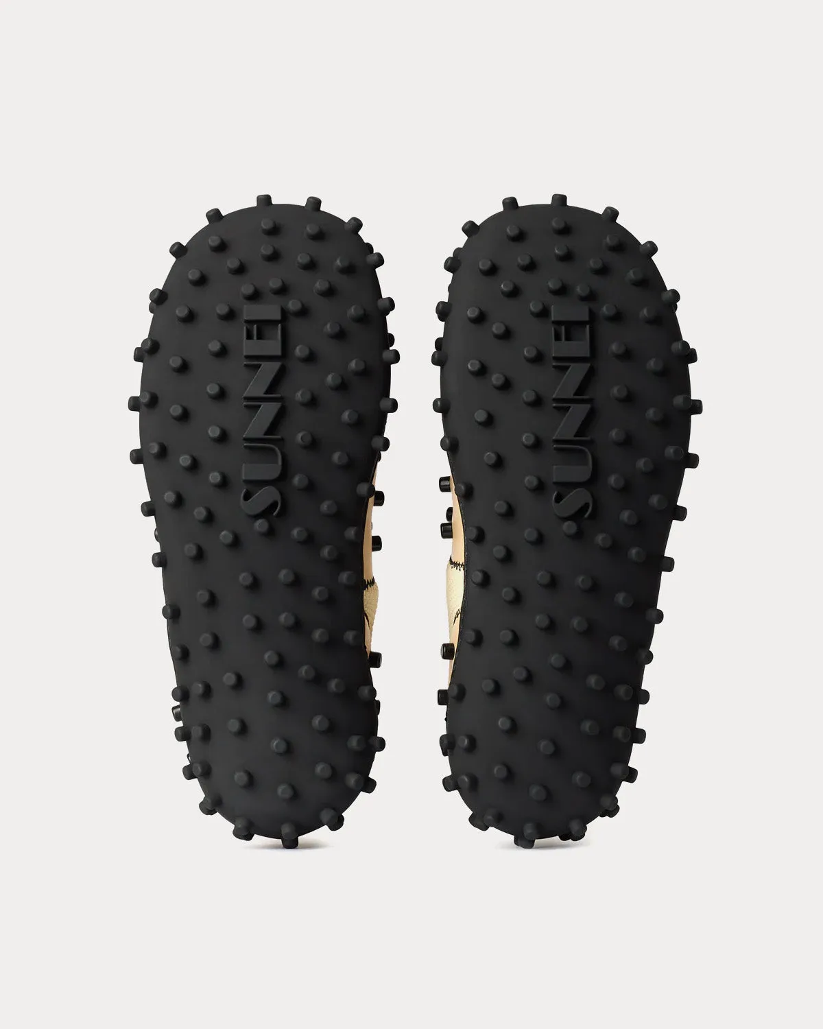 1000CHIODI Sand / Black Slip On Sneakers