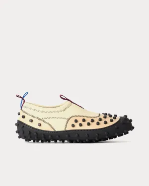 1000CHIODI Sand / Black Slip On Sneakers