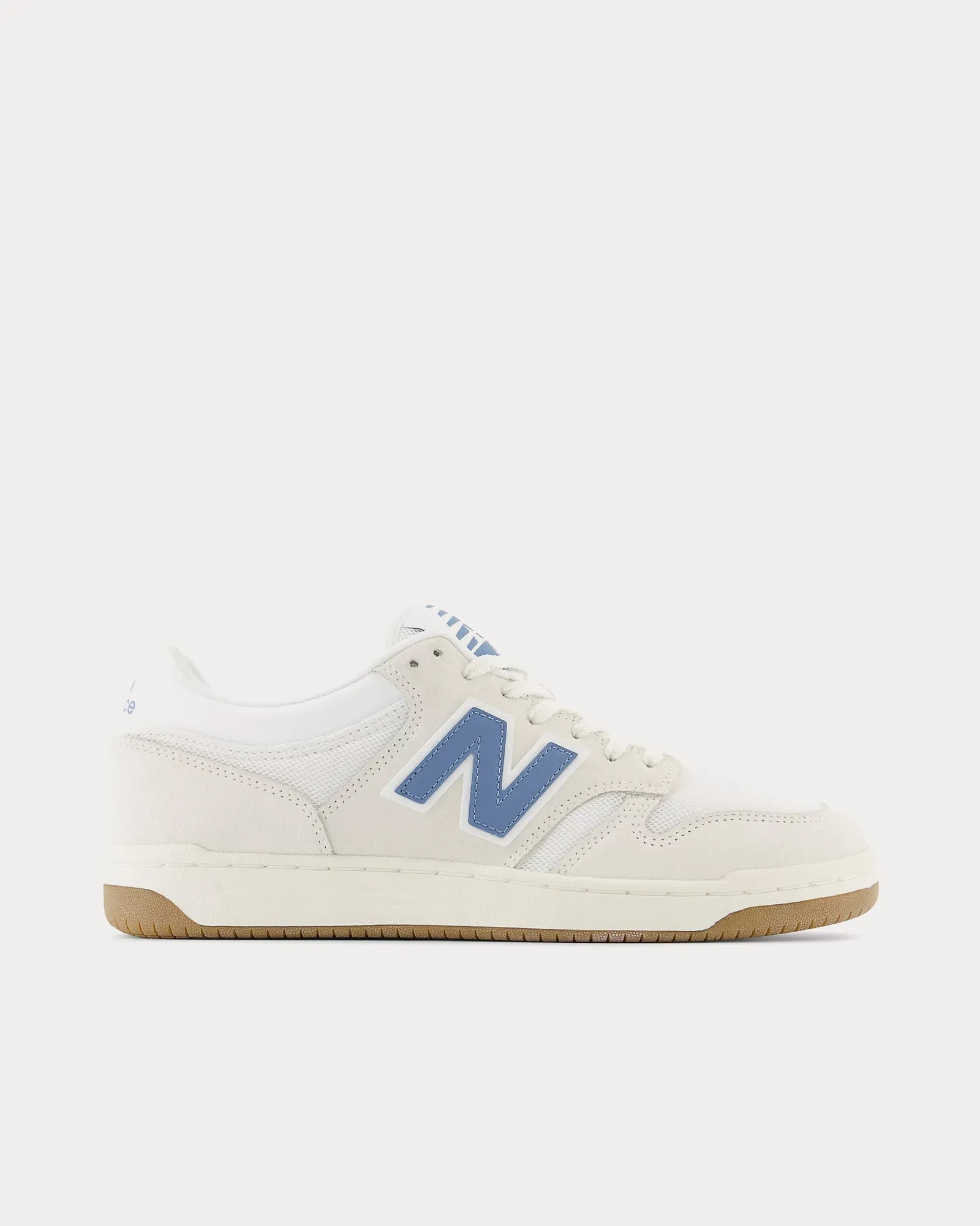 480 Sea Salt / White / Heron Blue Low Top Sneakers