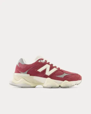 9060 Washed Burgundy / Sate Grey / Angora Low Top Sneakers