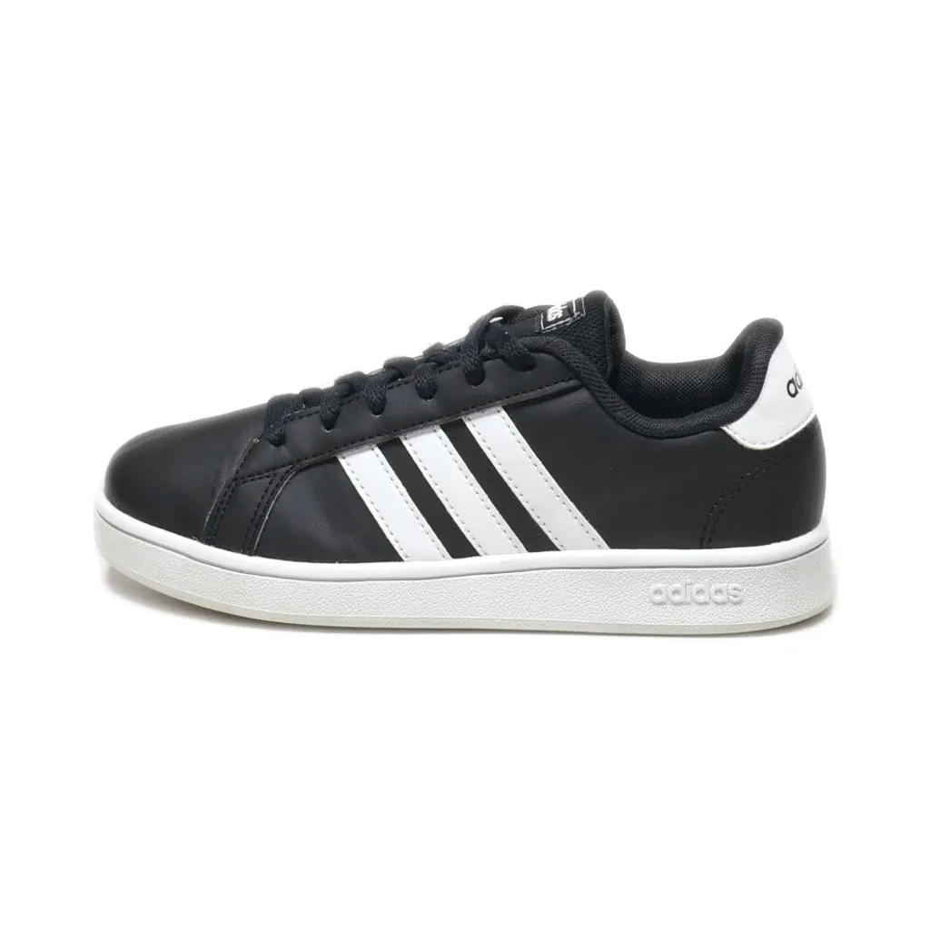 Adidas Grand Court 2.0 K Sneakers Leather Black Colour For Kids