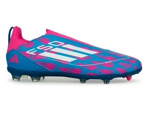 adidas Kids F50 League LL FG/MG Blue/White/Pink