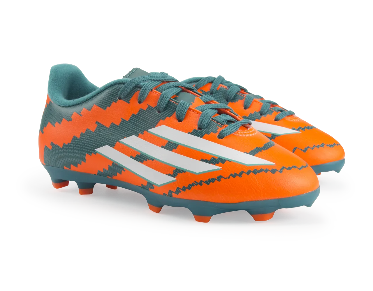adidas Kids Messi 10.3 FG Power Teal/White/Solar Orange