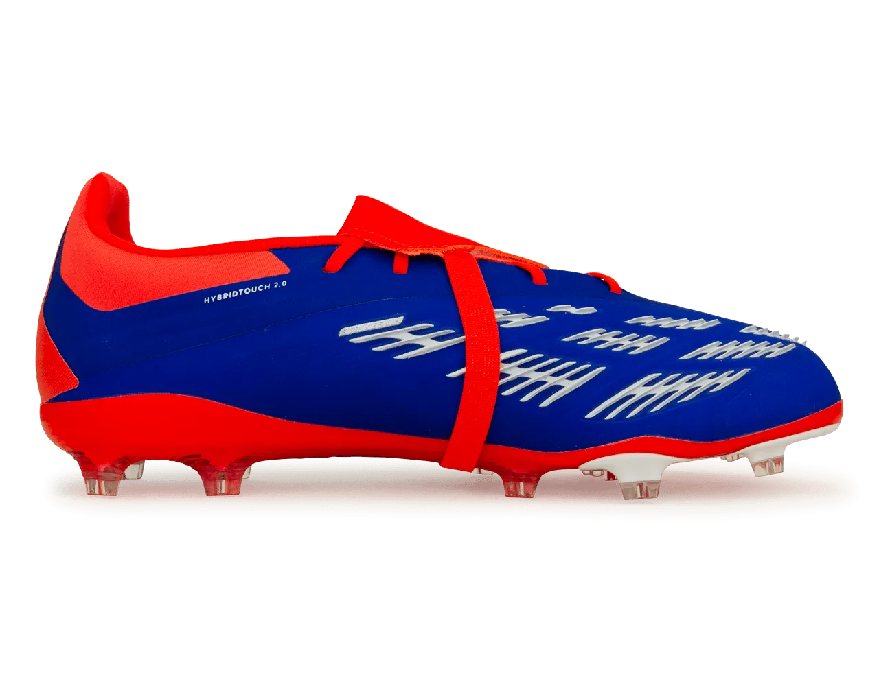 adidas Kids Predator Elite Foldover Tongue FG Lucid Blue/White/Solar Red
