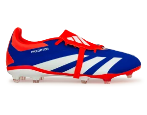adidas Kids Predator Elite Foldover Tongue FG Lucid Blue/White/Solar Red