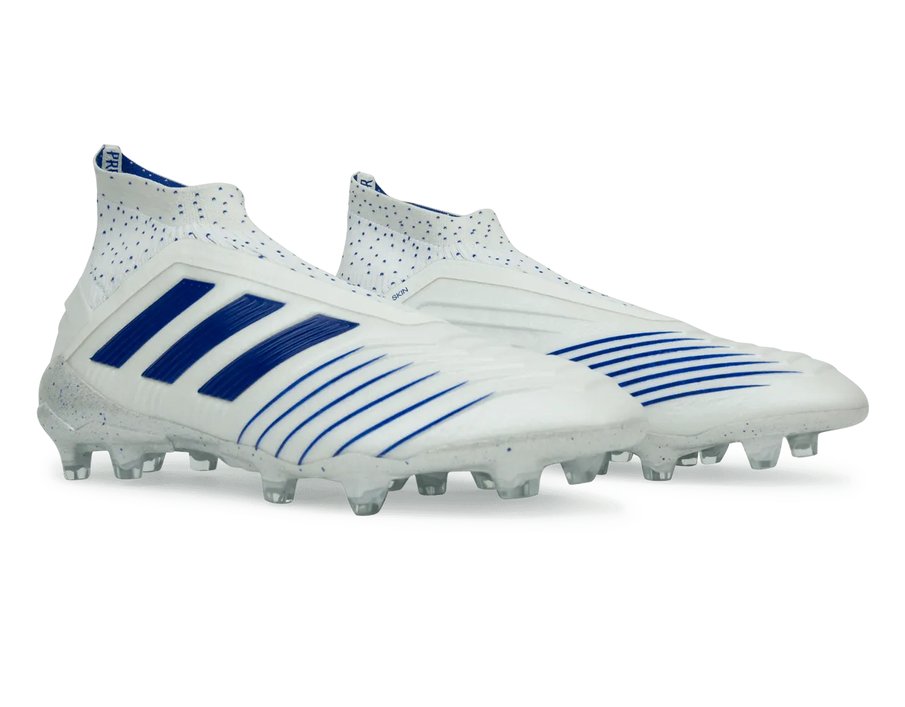 adidas Men's Predator 19  FG White/Bold Blue