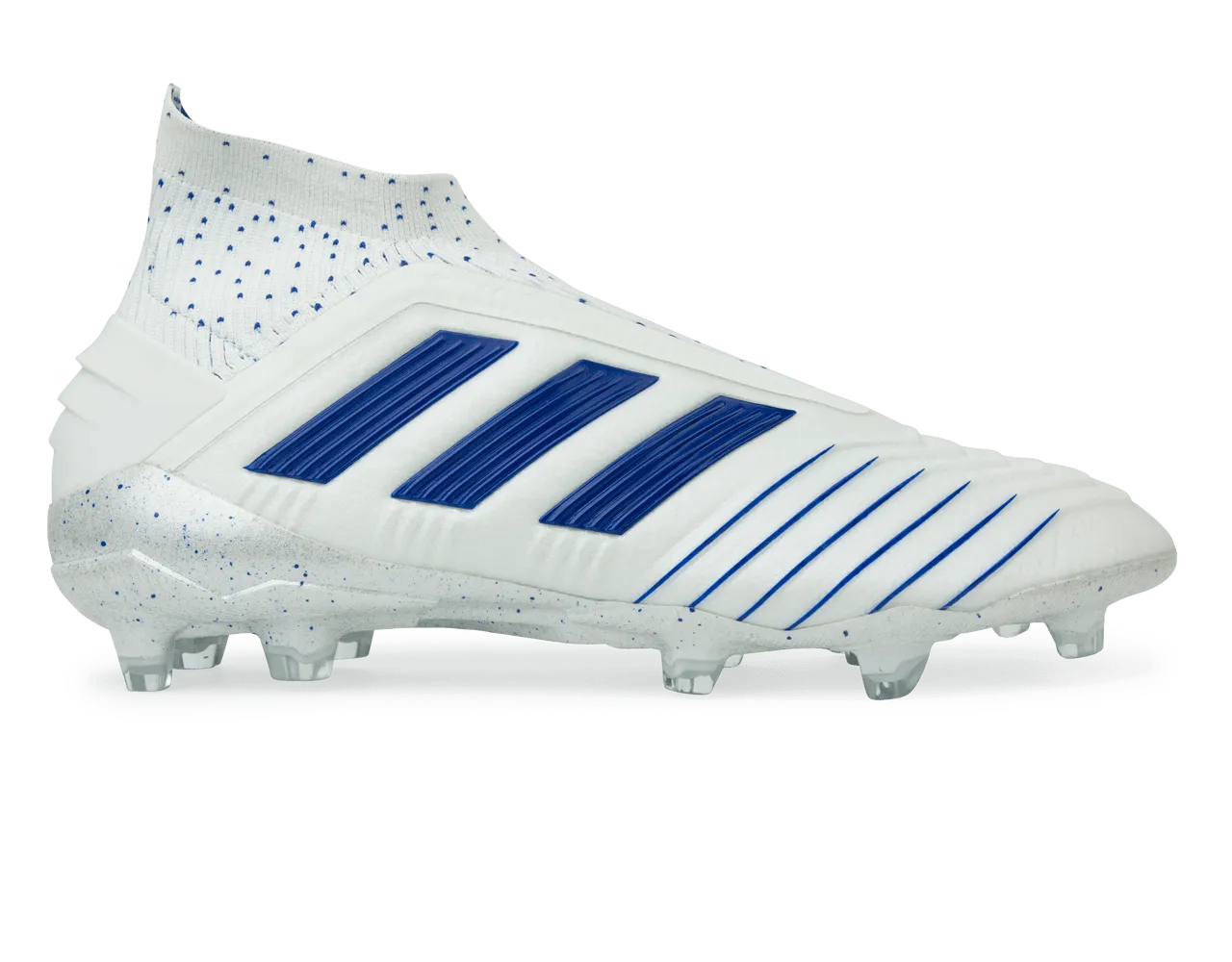 adidas Men's Predator 19  FG White/Bold Blue