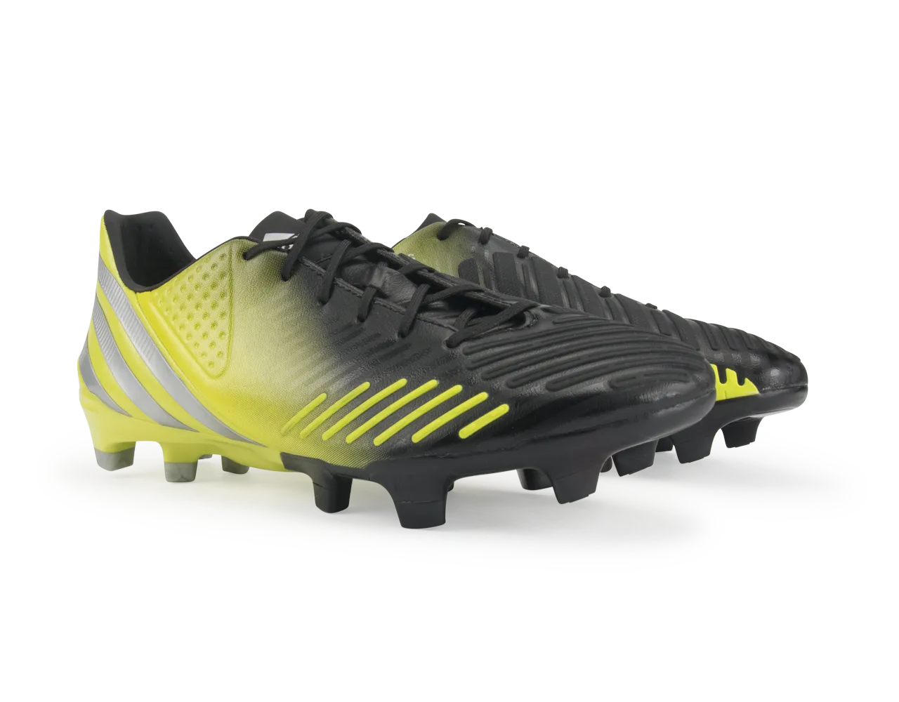 adidas Men's Predator LZ TRX FG Black/Neon Lime-White-Metallic Silver