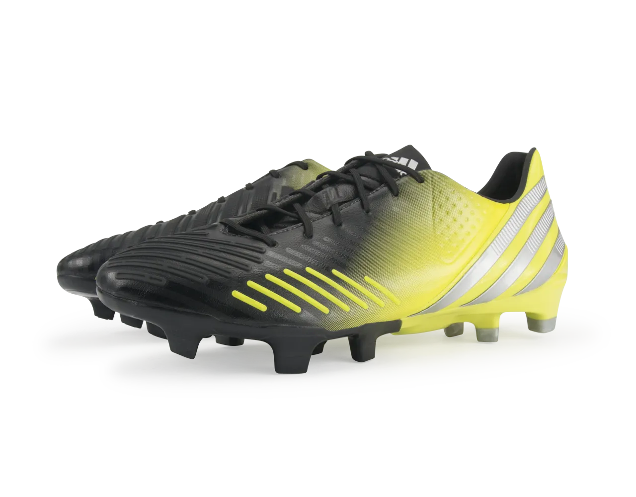 adidas Men's Predator LZ TRX FG Black/Neon Lime-White-Metallic Silver