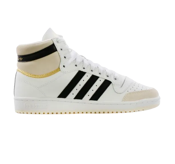 Adidas Men's Top Ten RB Hi Shoes - White / Black / Gold