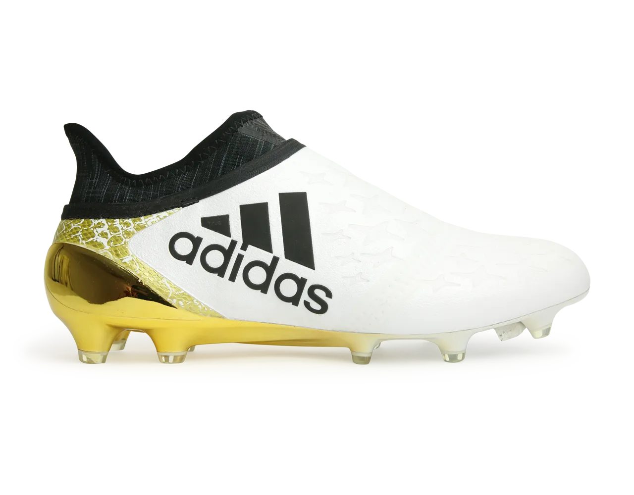 adidas Men's X 16  PURECHAOS FG White/Core Black/Gold Metalic