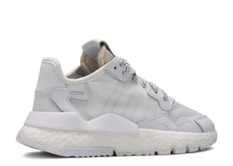 Adidas NITE JOGGER 'TRIPLE WHITE' sneakers, white