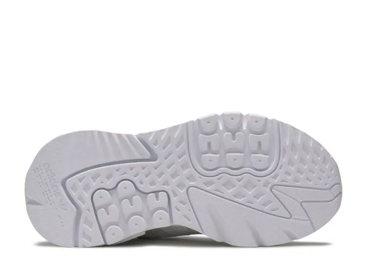 Adidas NITE JOGGER 'TRIPLE WHITE' sneakers, white