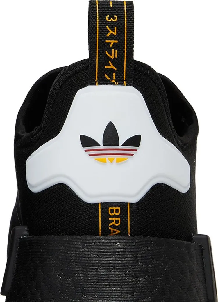 Adidas NMD R1 sneakers, black/white/red