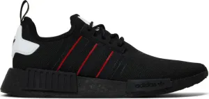 Adidas NMD R1 sneakers, black/white/red