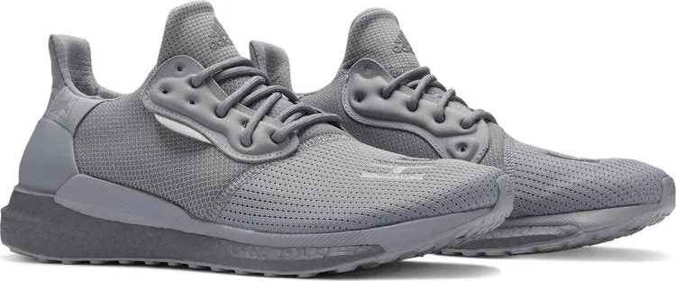 Adidas Pharrell x Solar Hu Glide PRD 'Grey' sneakers, gray