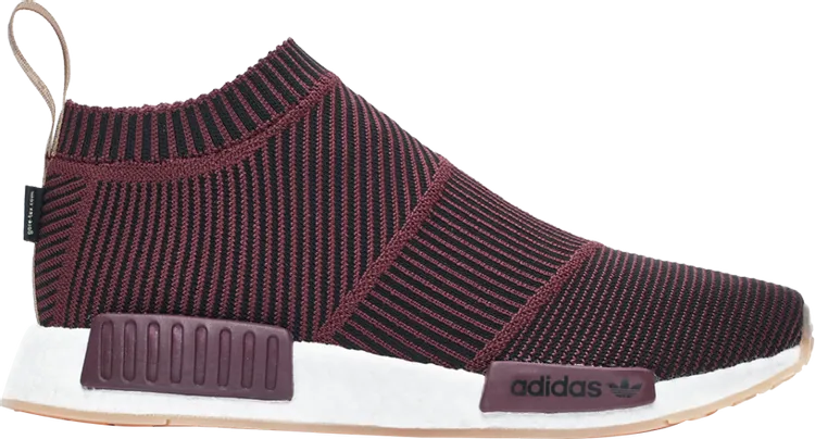 Adidas Sneakersnstuff x NMD_CS1 Primeknit Gore-Tex 'Burgundy' Sneakers, Red