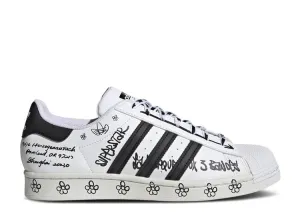 Adidas SUPERSTAR 'SHARPIE PACK - GRAFFITI WHITE BLACK' sneakers, white