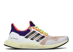 Adidas ULTRA 4D 'WHITE SOLAR RED' sneakers, white
