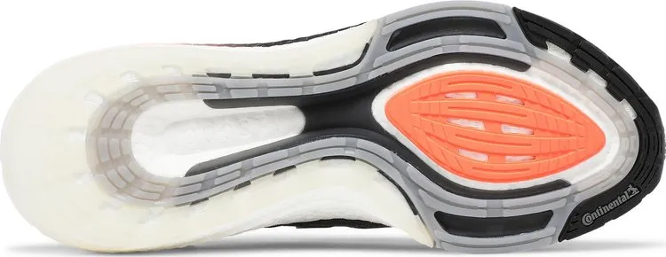 Adidas UltraBoost 21 sneakers, dark grey/orange