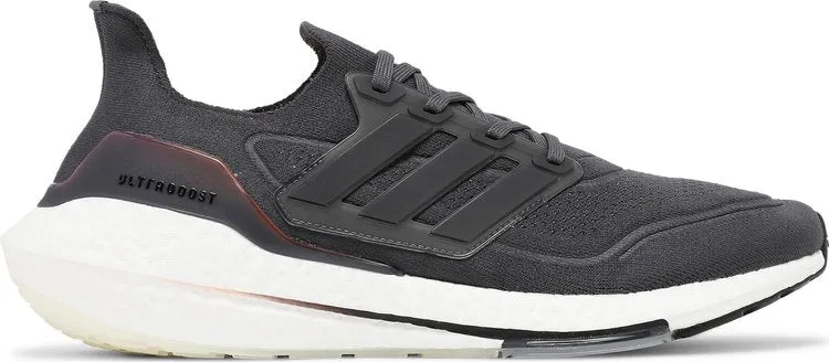 Adidas UltraBoost 21 sneakers, dark grey/orange
