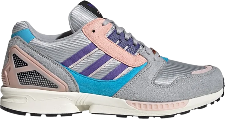 Adidas ZX 8000 'Grey Purple' sneakers, gray