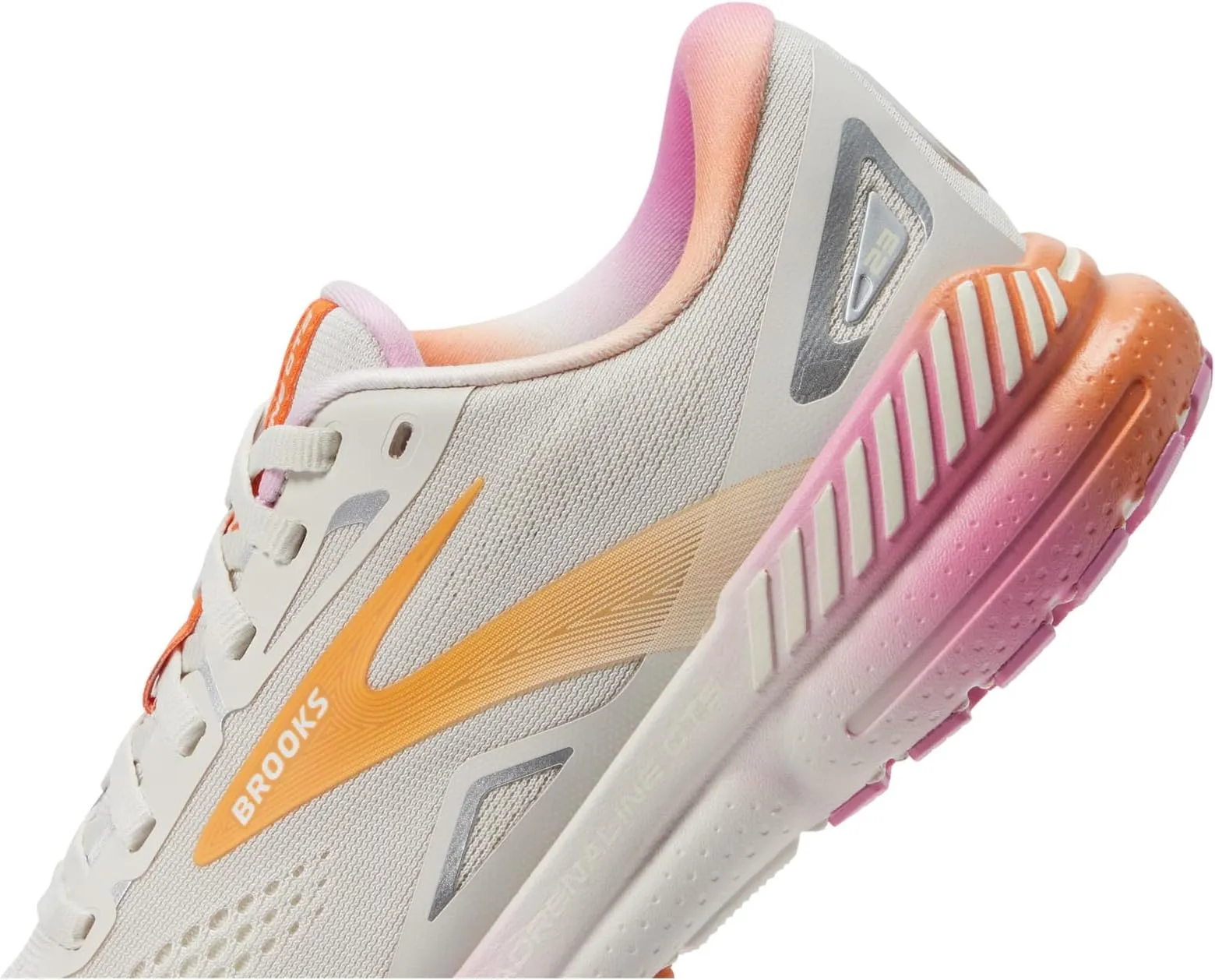 Adrenaline GTS 23 Brooks, White Sand/Sunset/Fuchsia