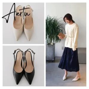 Aiertu PUMPS 6CM/8CM/10CM Autumn popular women's shoes new high heels stiletto hollow pointed Korean fashion autumn shoes