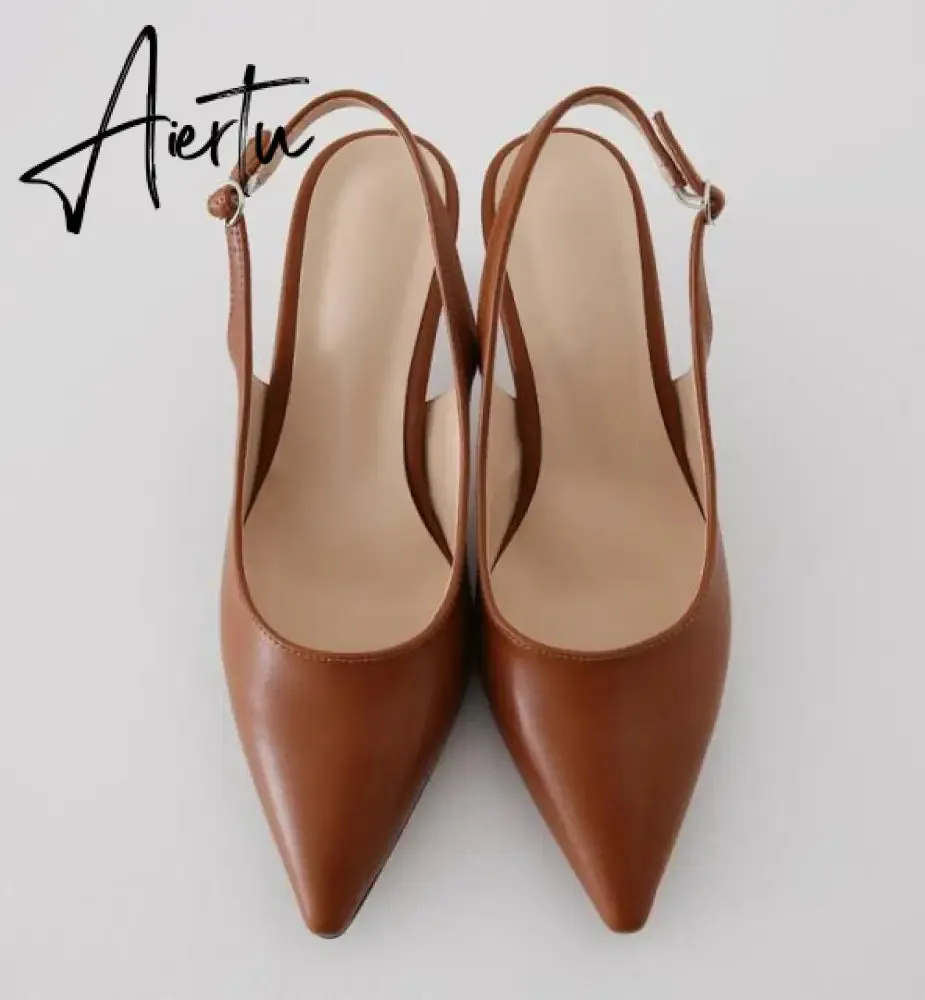 Aiertu PUMPS 6CM/8CM/10CM Autumn popular women's shoes new high heels stiletto hollow pointed Korean fashion autumn shoes