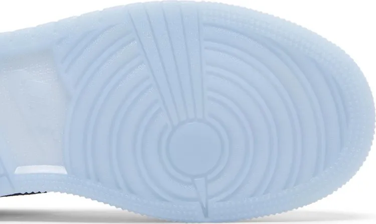 Air Jordan 1 Mid SE GS White Ice Blue Sneakers