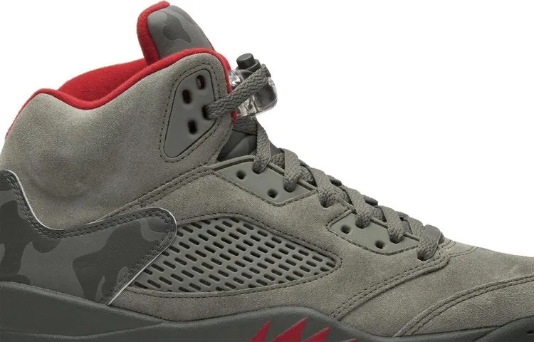 Air Jordan 5 Retro Camo Sneakers, Gray