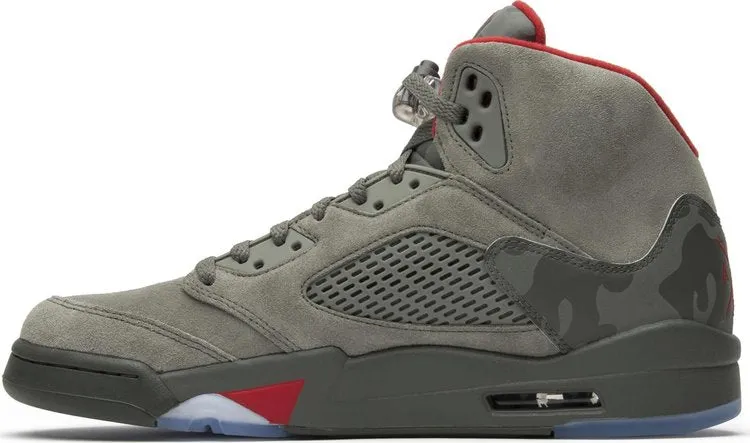 Air Jordan 5 Retro Camo Sneakers, Gray