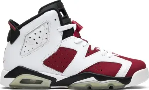 Air Jordan 6 Retro BG Carmine sneakers, white