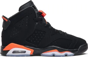 Air Jordan 6 Retro GS Infrared 2019, black