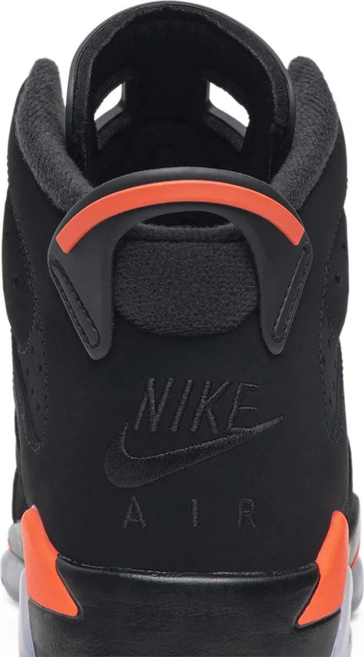 Air Jordan 6 Retro GS Infrared 2019, black