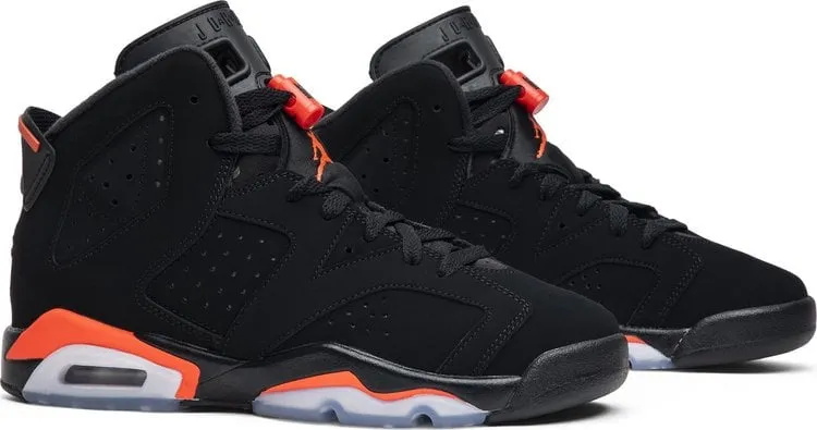 Air Jordan 6 Retro GS Infrared 2019, black
