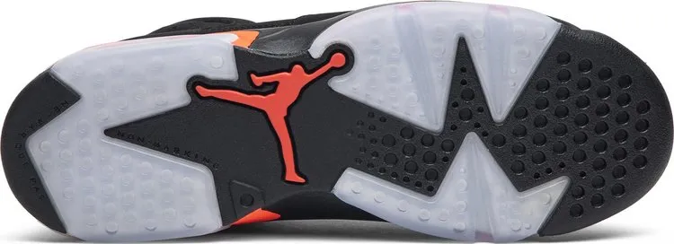 Air Jordan 6 Retro GS Infrared 2019, black