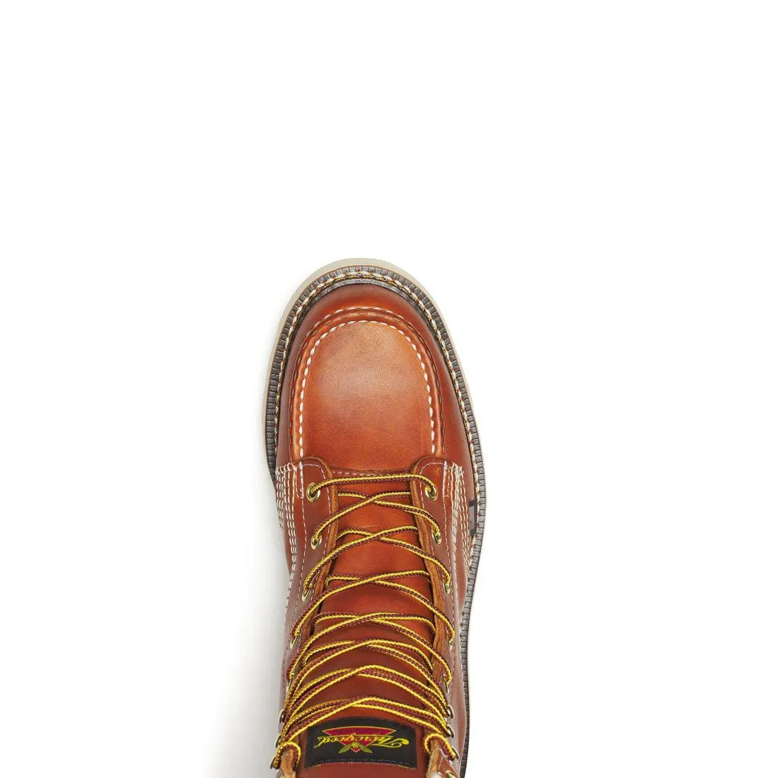 American Heritage 8" Moc Toe Boot Maxwear Wedge Tobacco