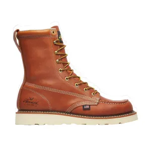 American Heritage 8" Moc Toe Boot Maxwear Wedge Tobacco