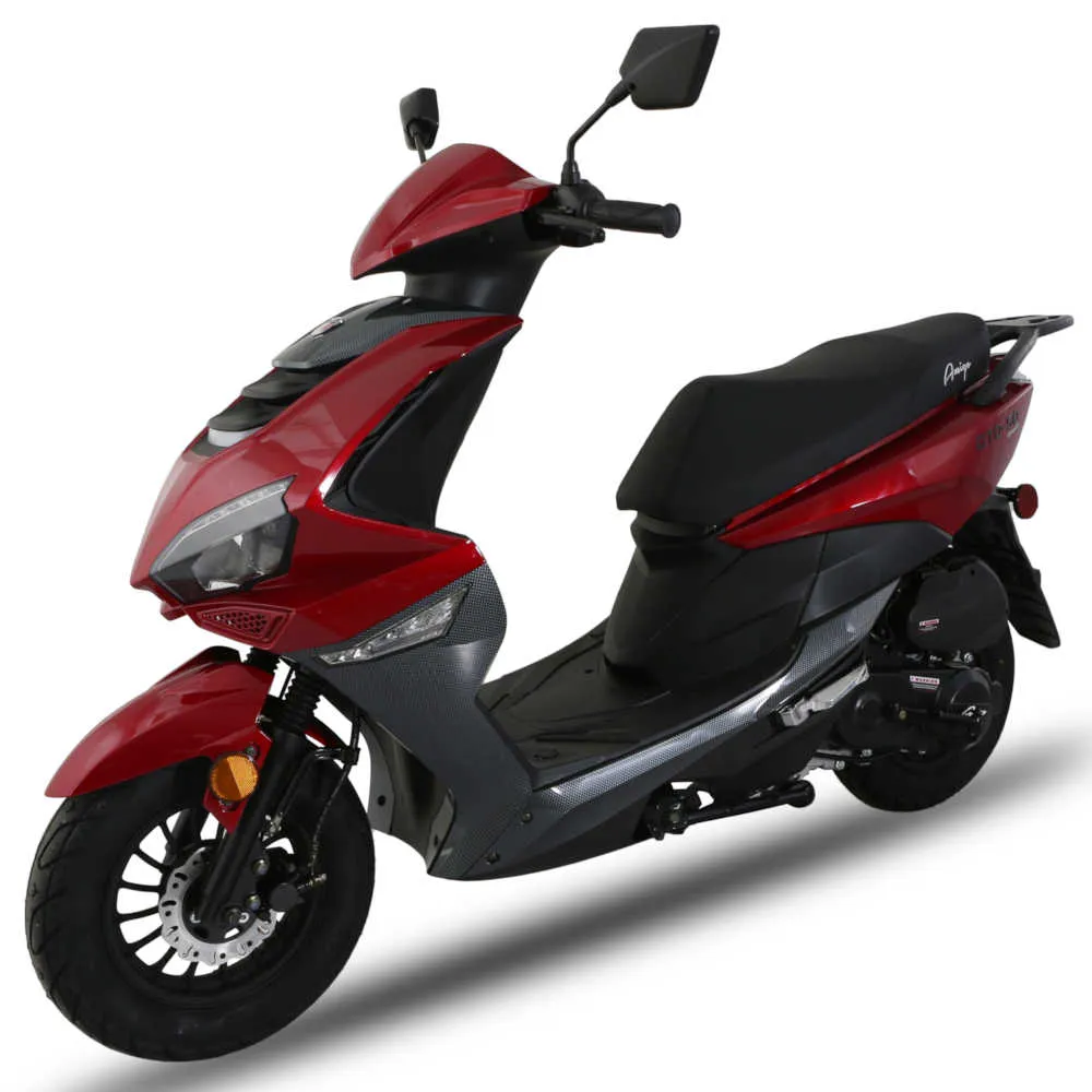 Amigo GTO 50 Automatic Moped Scooter, FULLY ASSEMBLED, Electric Start, Custom Rims