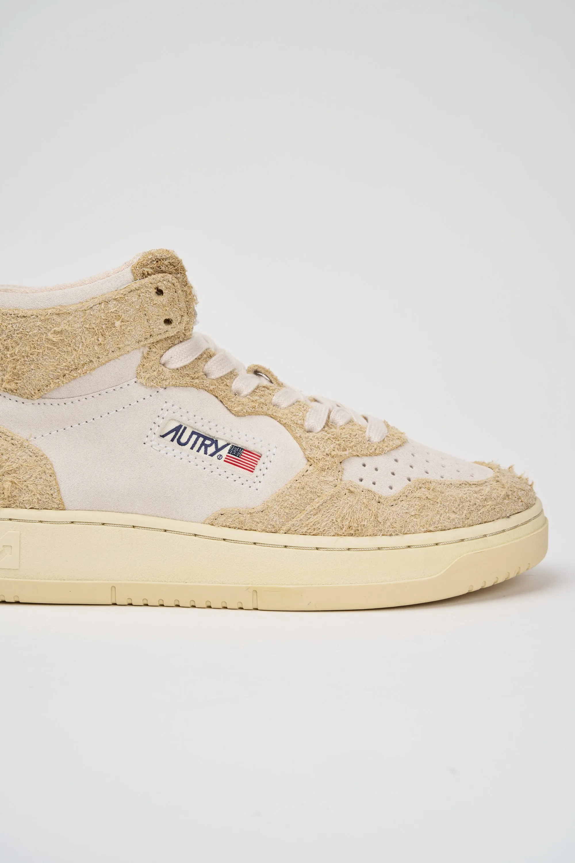 Autry Sneackers Medalist Low Mid Suede Hair 4052