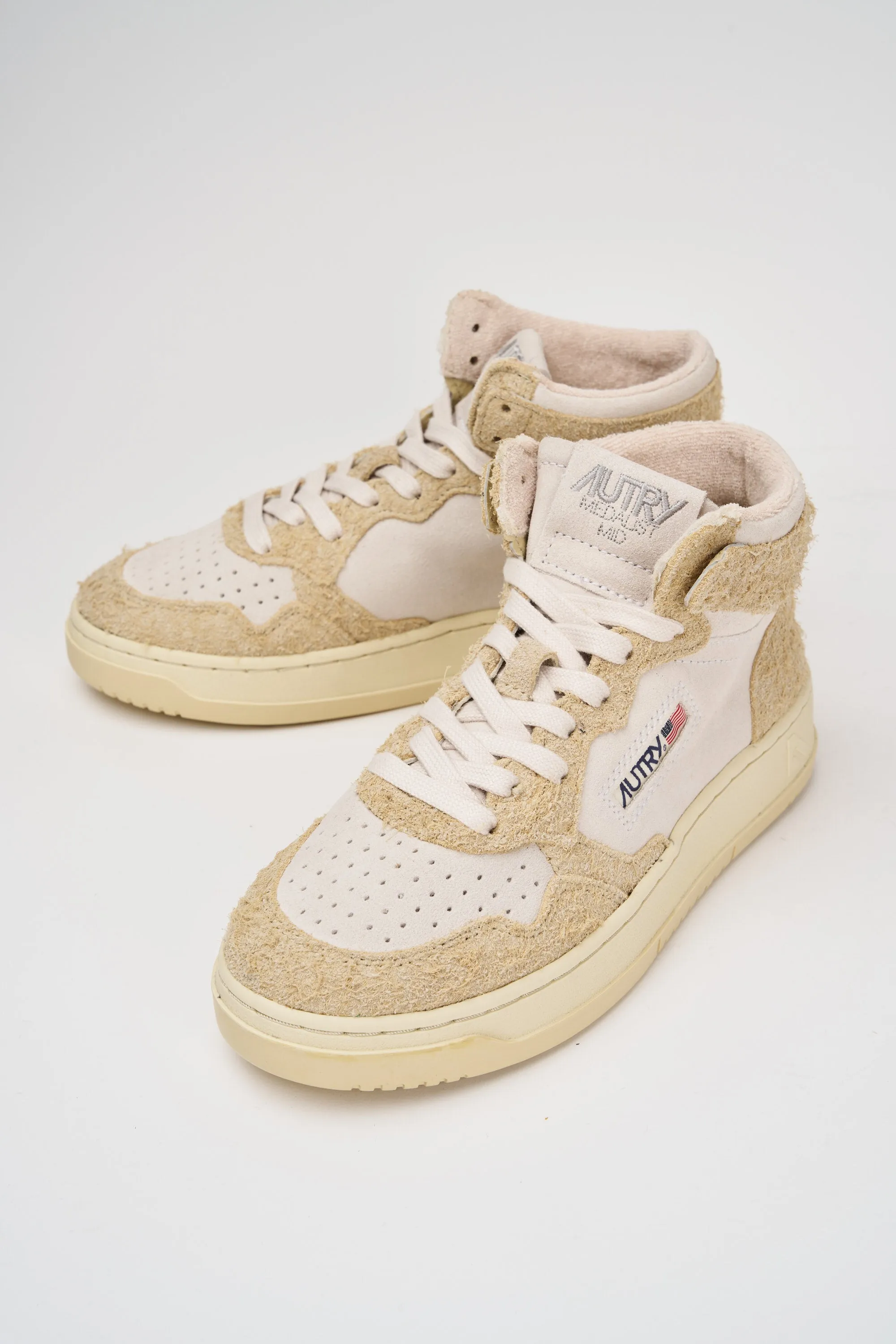Autry Sneackers Medalist Low Mid Suede Hair 4052