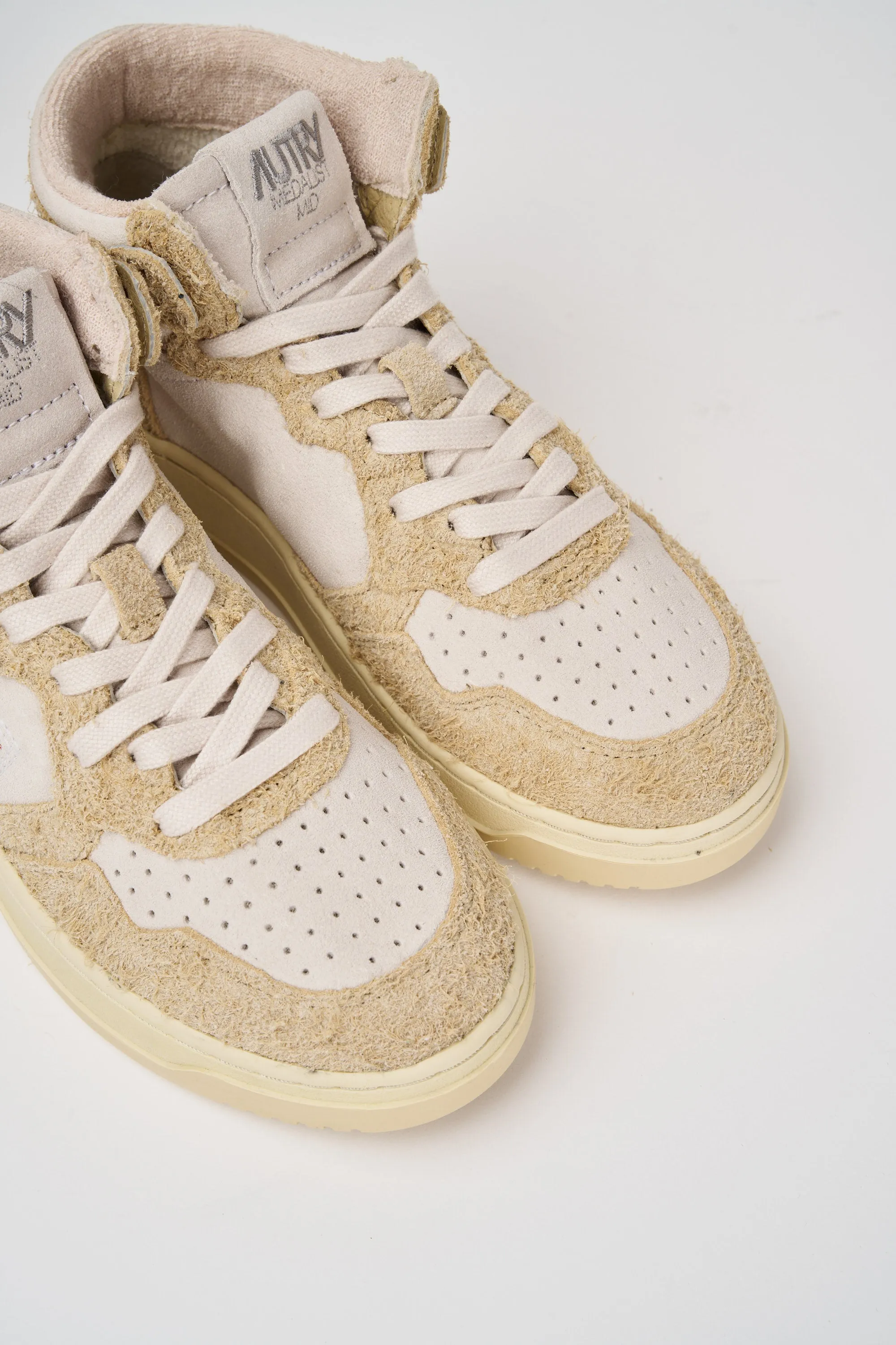 Autry Sneackers Medalist Low Mid Suede Hair 4052