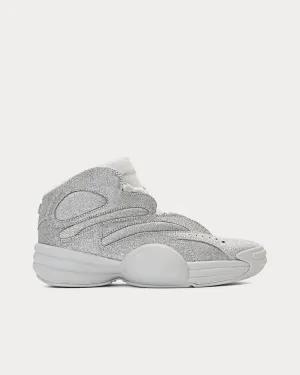 AW Hoop Glitter Silver High Top Sneakers