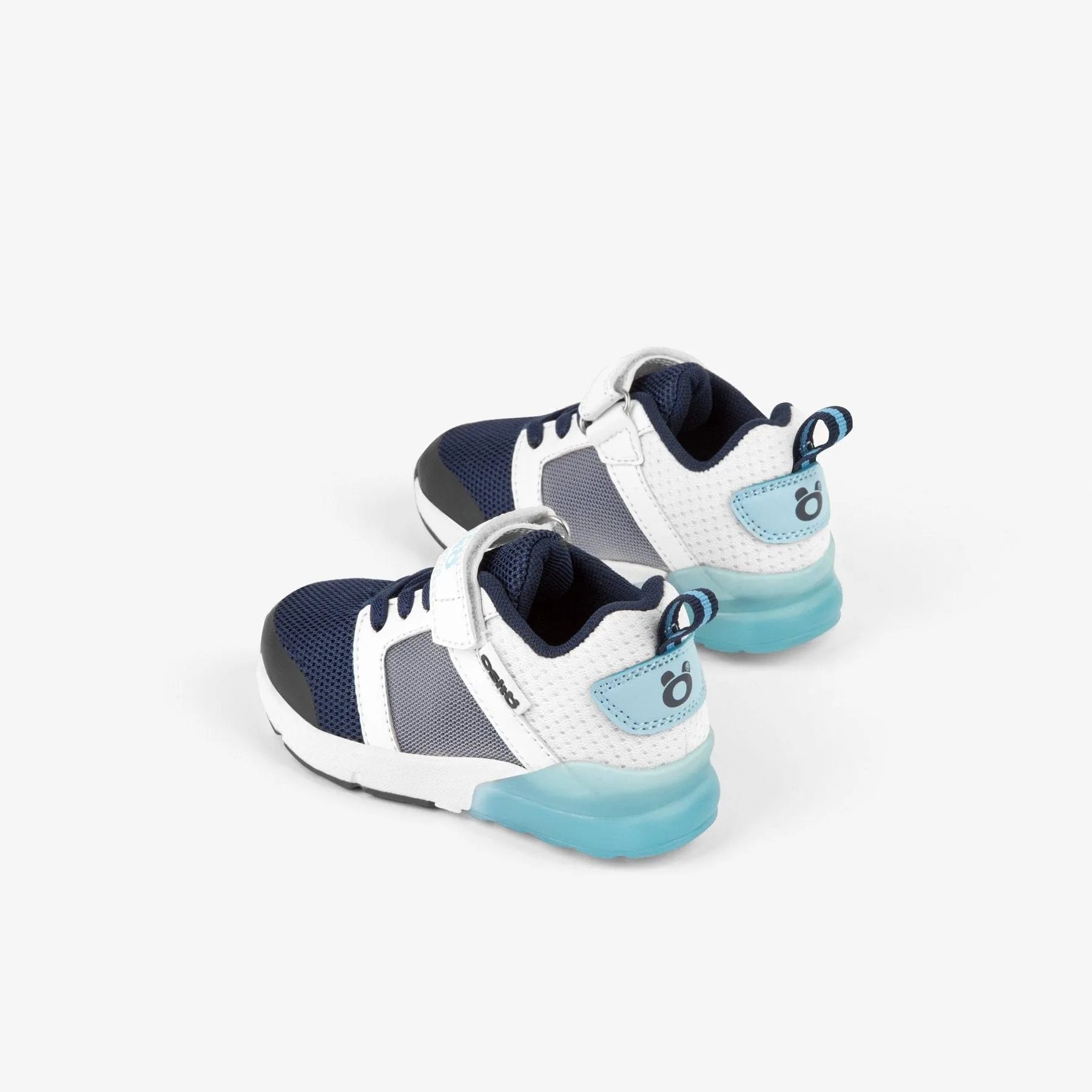 Baby's Navy Sneakers with Lights