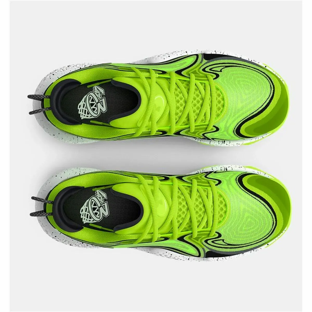 Basketball Shoes for Adults Under Armour SPAWN 6 Lime green