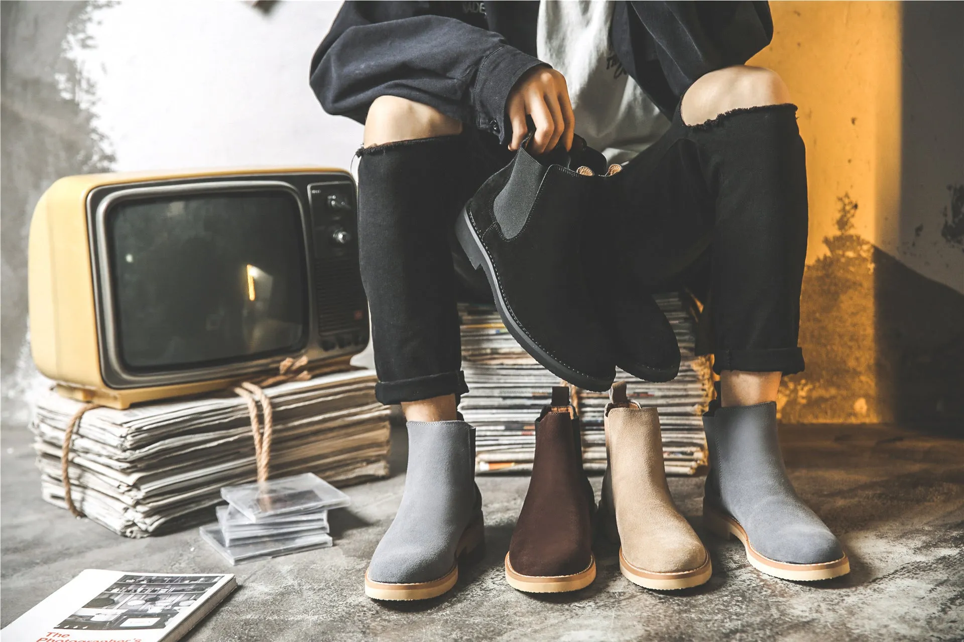 British Martin boots all-match