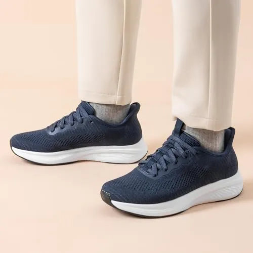Bruno Marc Men's Hands Free Slip-on Walking Shoes Casual Breathable Comfortable Knit Sneaker,Size 8,Black,SBWA2401M