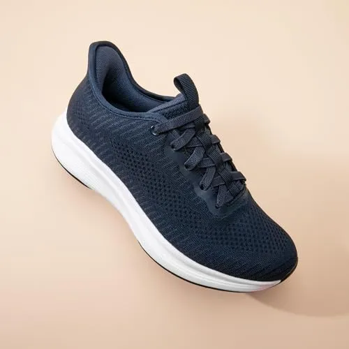 Bruno Marc Men's Hands Free Slip-on Walking Shoes Casual Breathable Comfortable Knit Sneaker,Size 8,Black,SBWA2401M