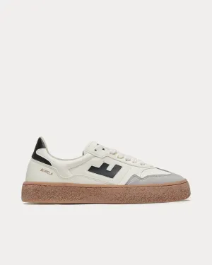 Burela Bold White / Black Low Top Sneakers